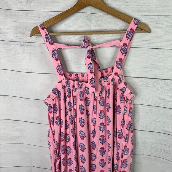 Old Navy Womens size XL Tie Back Ruffle Tiered Ruffle Hem Maxi Dress - Picture 7 of 11